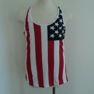 NWOT Patriotic July 4th Tank Top Miami Style M
